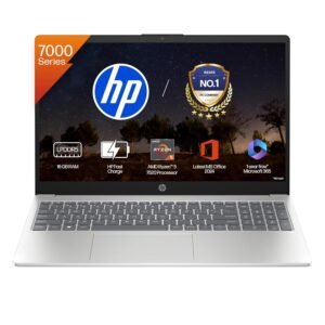 HP 15 Laptop, AMD Ryzen 5 7520U (16GB DDR5,512GB SSD)